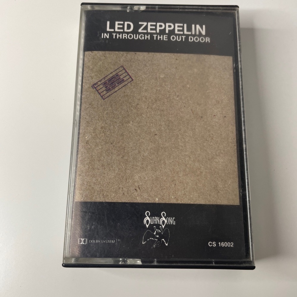 Led Zeppelin - In Through the Out Door Cassette 1979  Very Clean